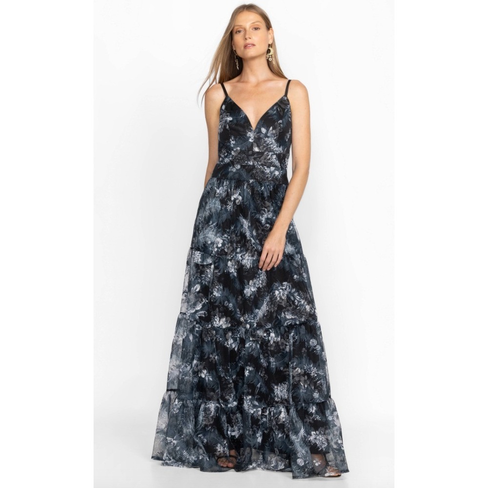 NWT Johnny Was Dreamer Embroidered Maxi Dress Whimsigoth 12 Evening Gothic Gown